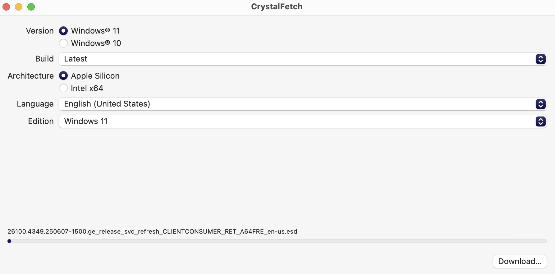 CrystalFetch ISO Download