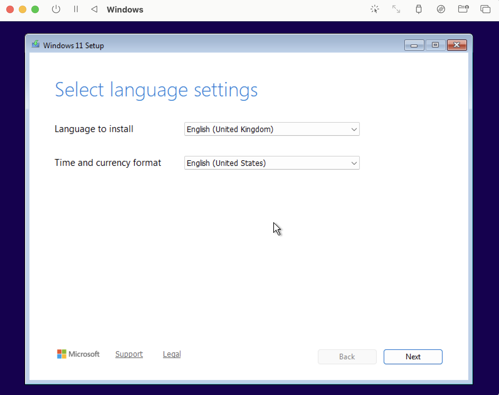 UTM Windows Install